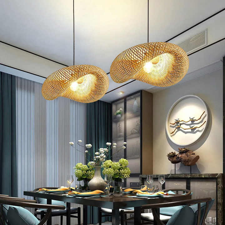 Bamboo Pendant Light | Lumina