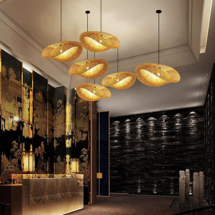 Bamboo Pendant Light | Lumina