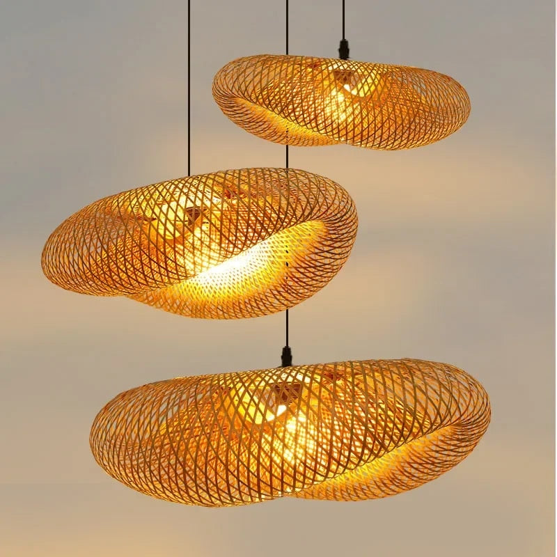 Bamboo Pendant Light | Lumina