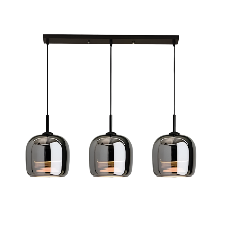 Black Glass Pendant Light | Luminoza