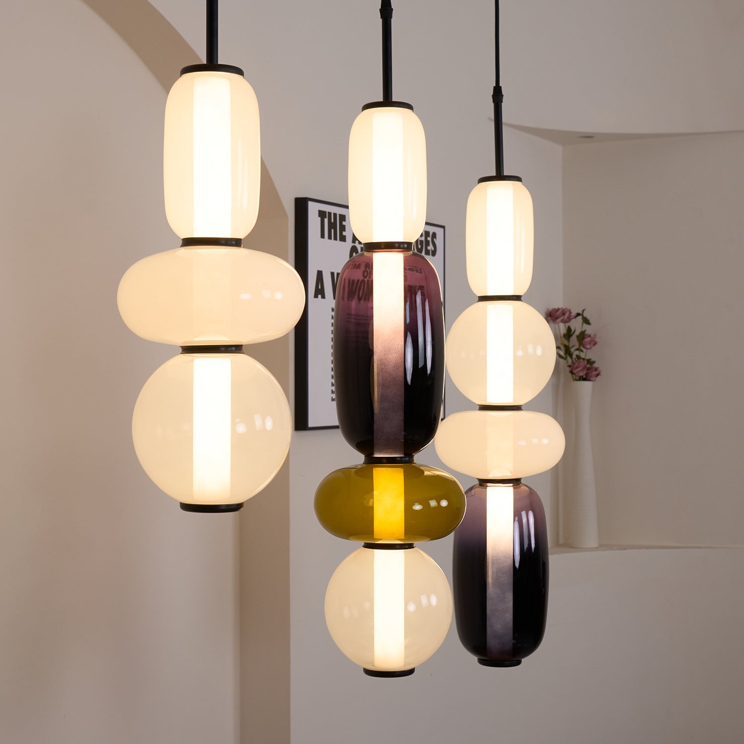 Glowwo Glass Pendant Lights
