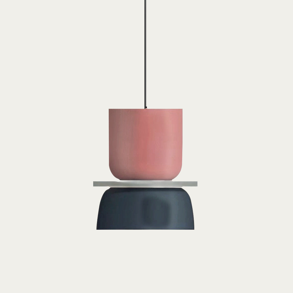 Color Block Nordic Pendant Light | Lumivox