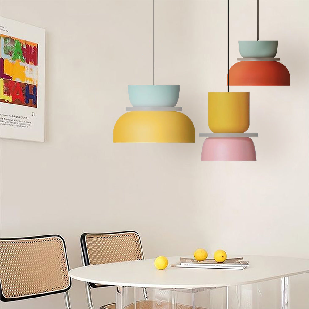 Color Block Nordic Pendant Light | Lumivox