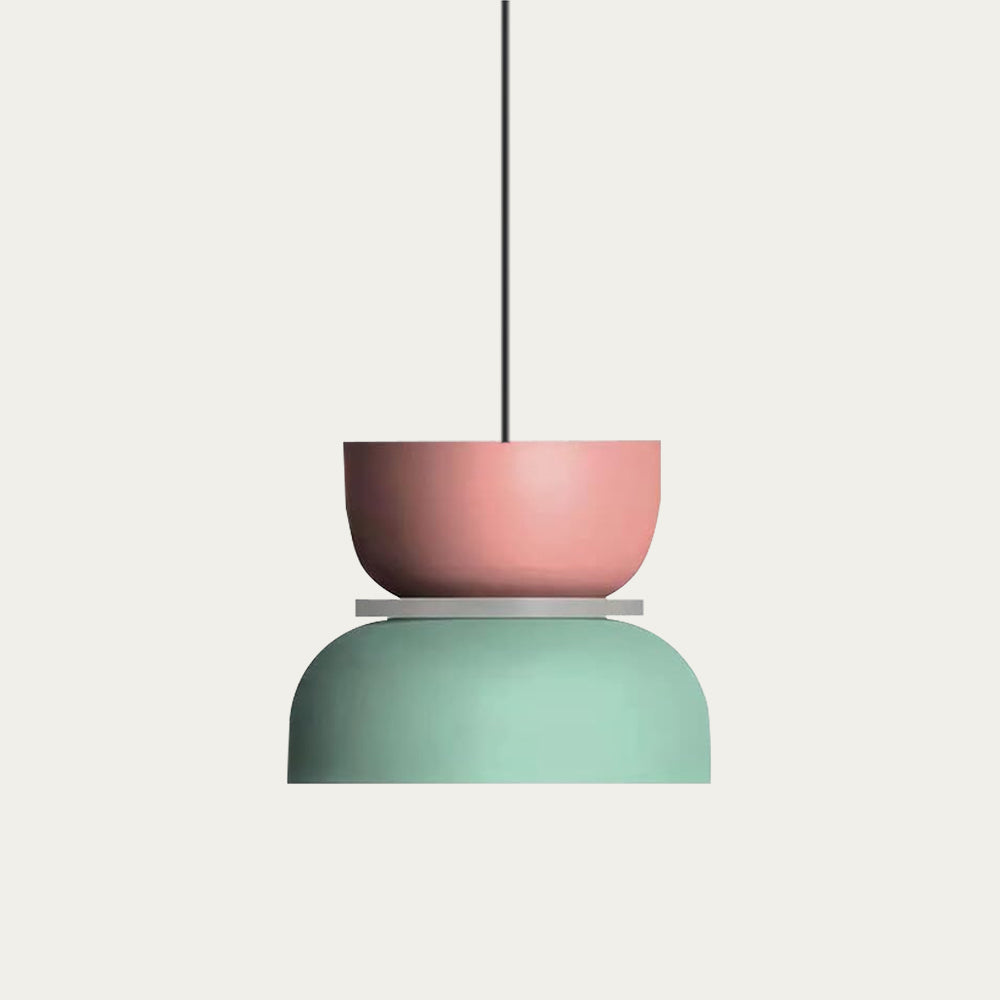 Color Block Nordic Pendant Light | Lumivox