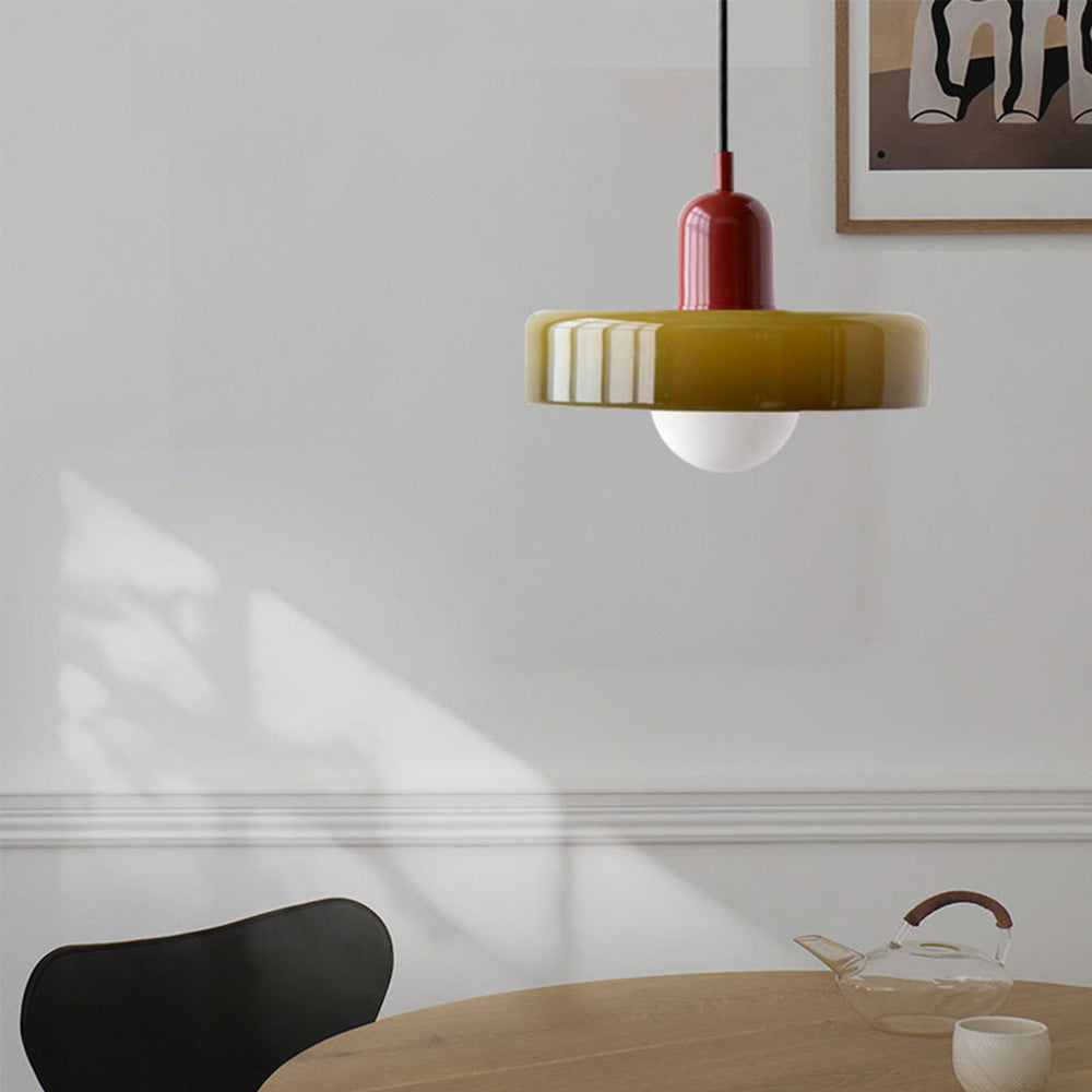 Colored Glass Pendant Light | Lumina