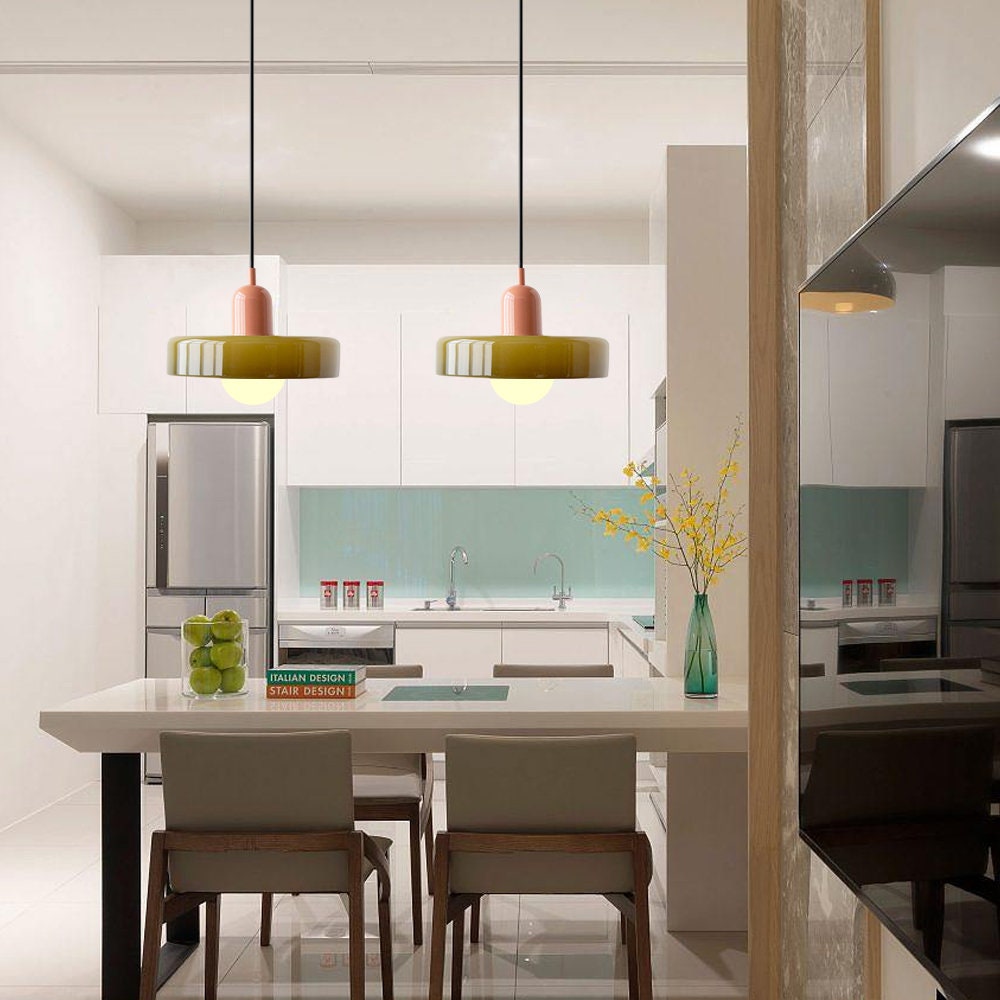 Colored Glass Pendant Light | Lumina