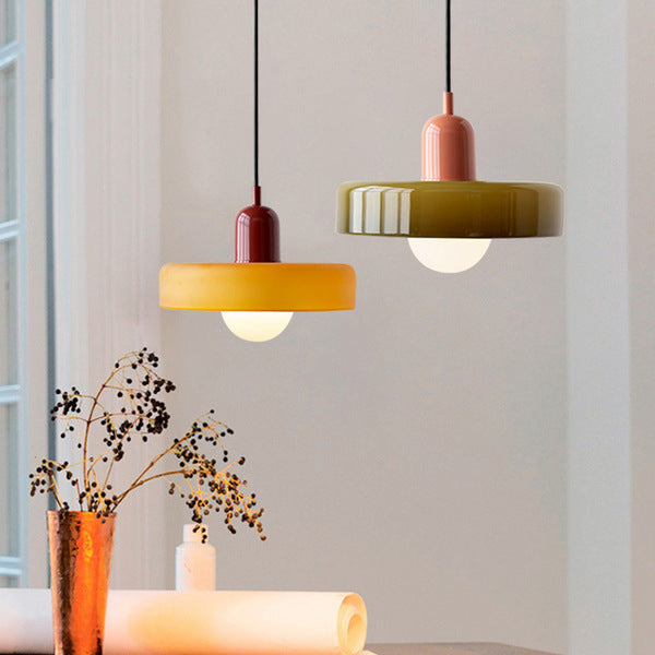 Colored Glass Pendant Light | Lumina