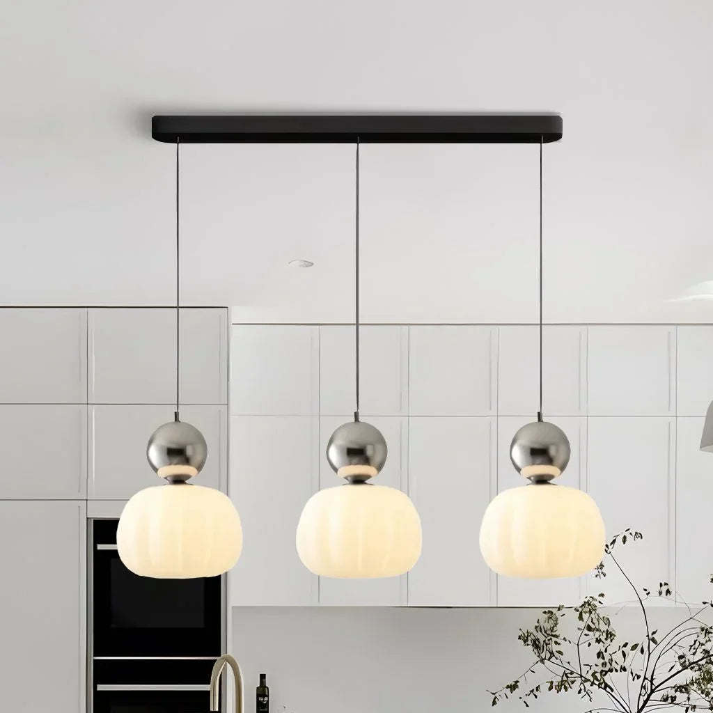 Cream Art Deco Pendant Light | Lumina