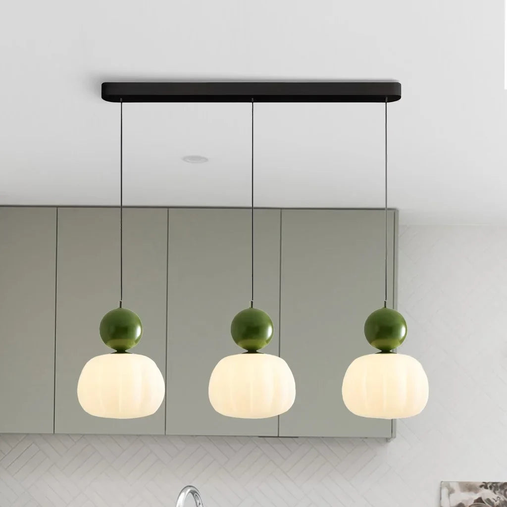 Cream Art Deco Pendant Light | Lumina