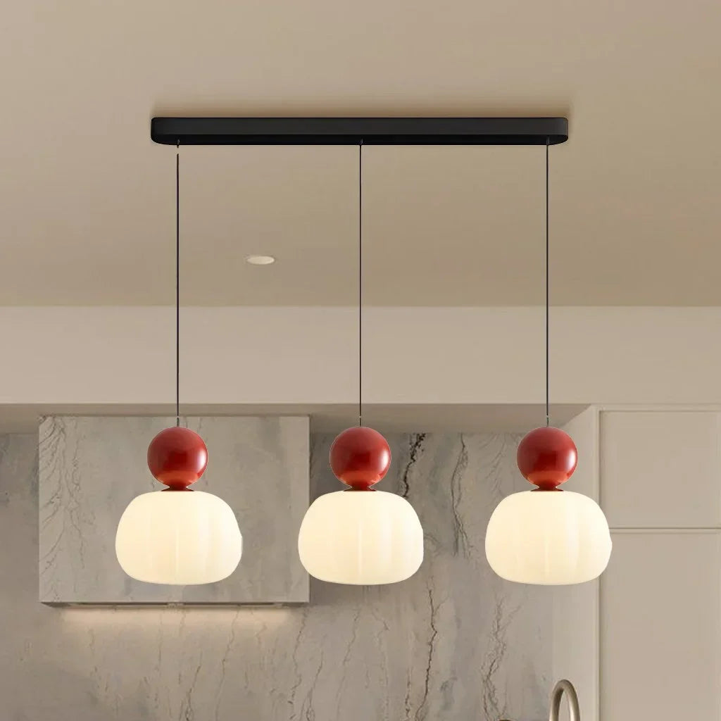 Cream Art Deco Pendant Light | Lumina