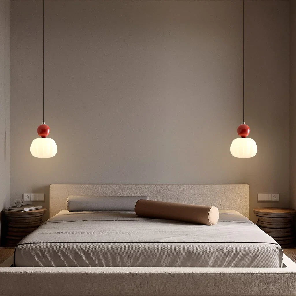 Cream Art Deco Pendant Light | Lumina