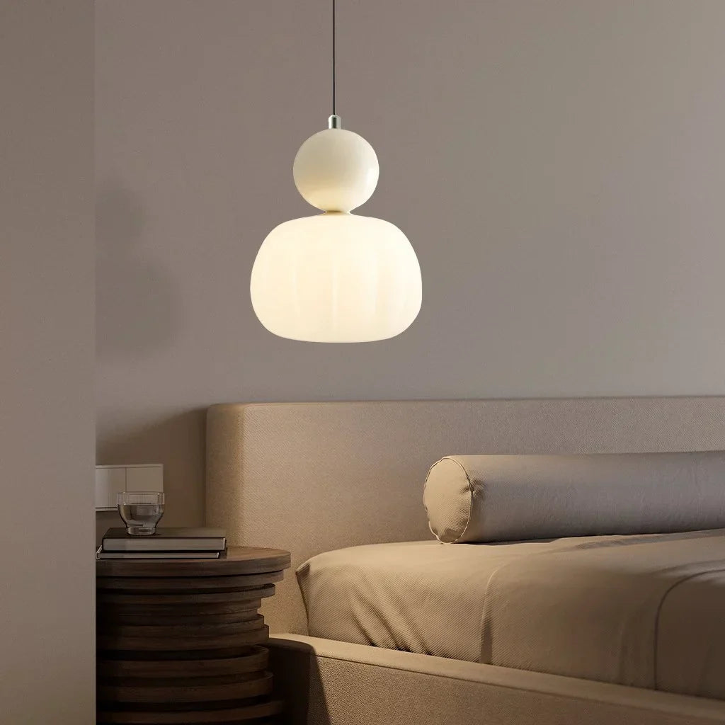 Cream Art Deco Pendant Light | Lumina