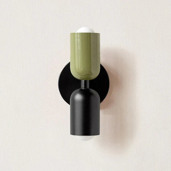 Double LED Wall Lamps with Cream Finish | Lumina