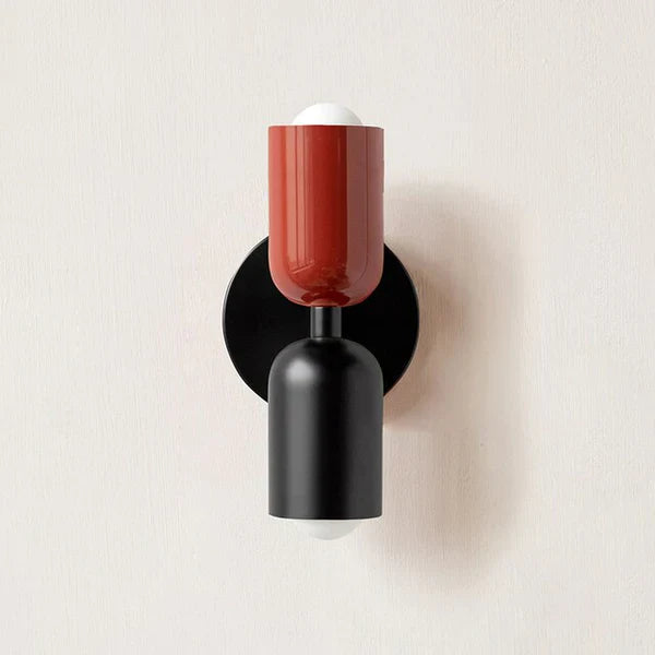 Double LED Wall Lamps with Cream Finish | Lumina