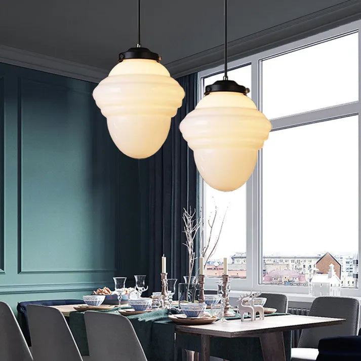 Glass Geometric Pendant Light | Lumivox