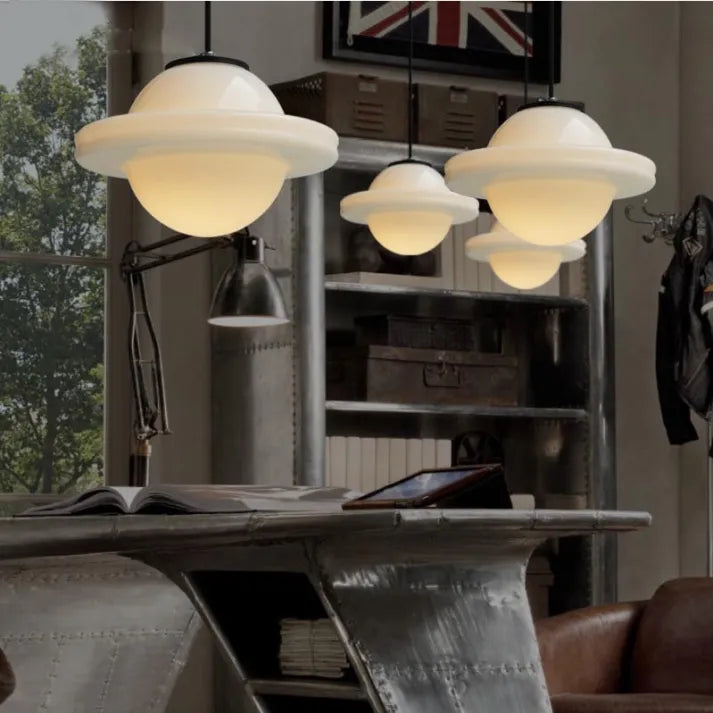 Glass Geometric Pendant Light | Lumivox
