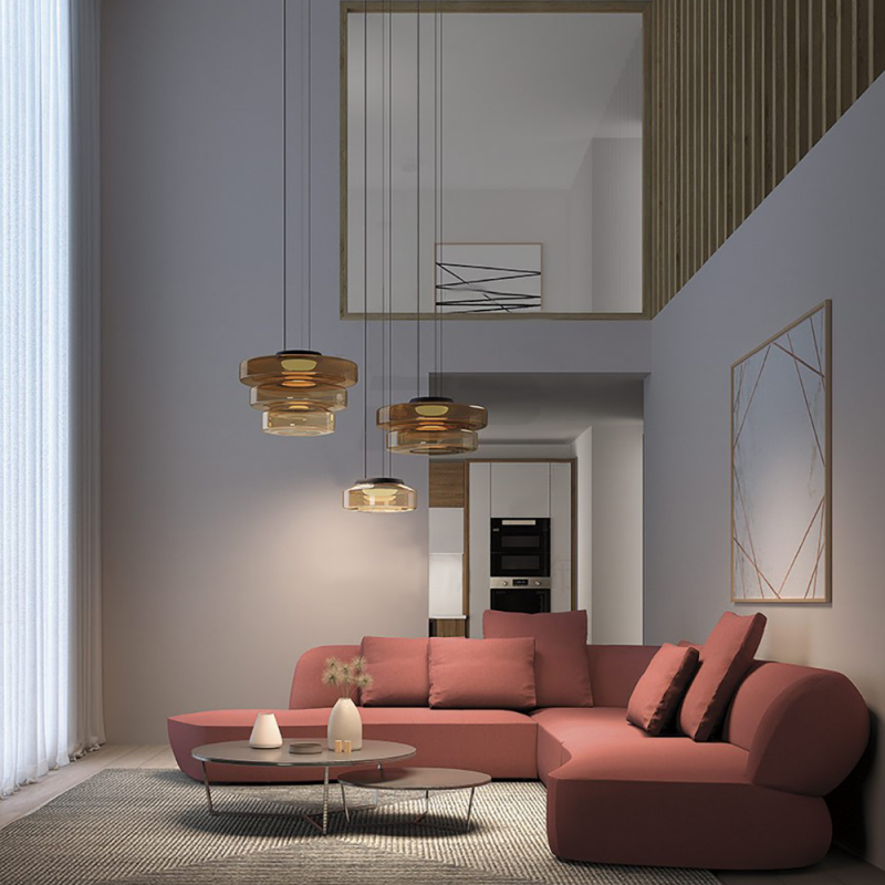 Glass Pendant Light Fixture | Lumina