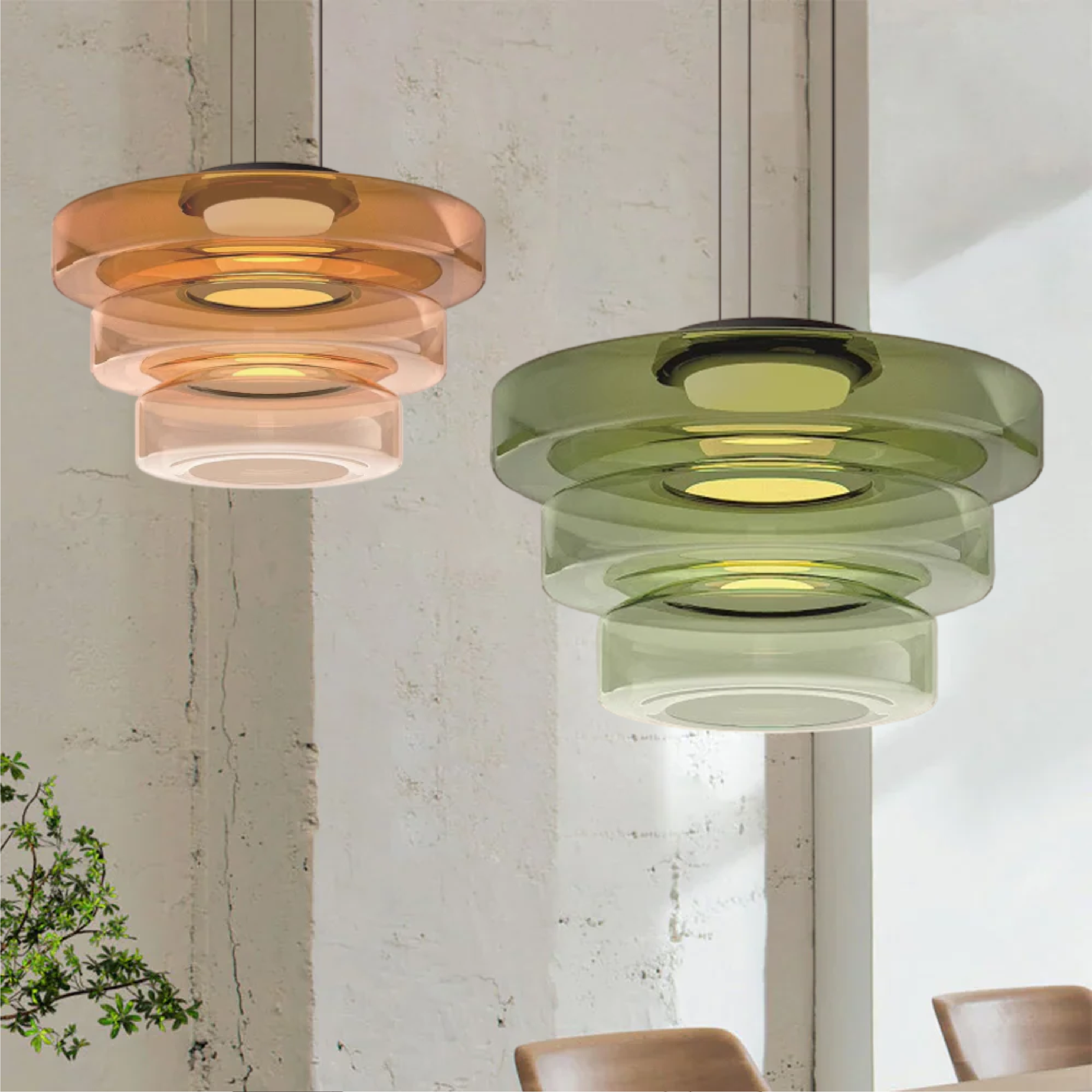 Glass Pendant Light Fixture | Lumina