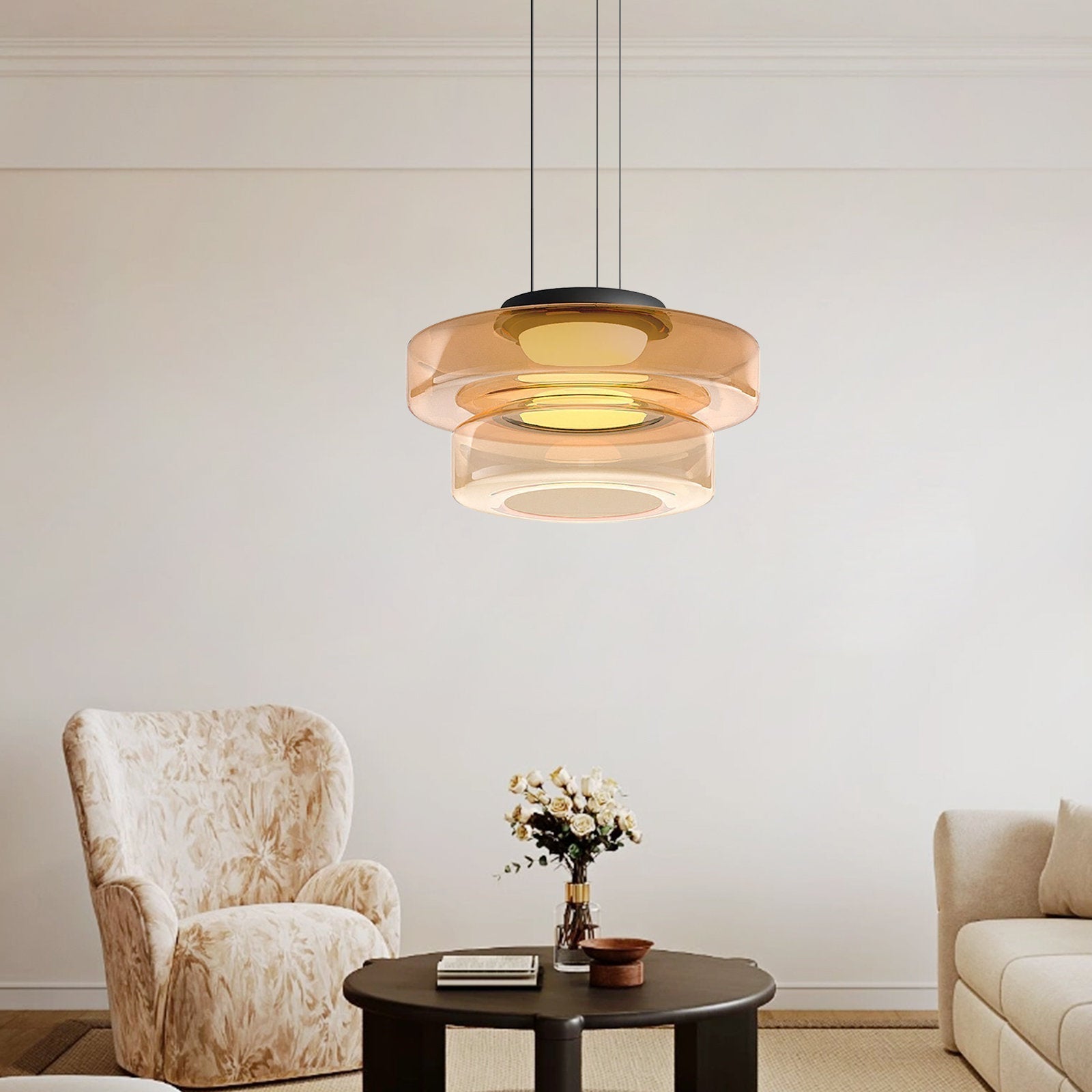 Glass Pendant Light Fixture | Lumina