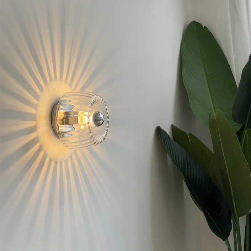 Glass Wall Light Fixture | Luminoza