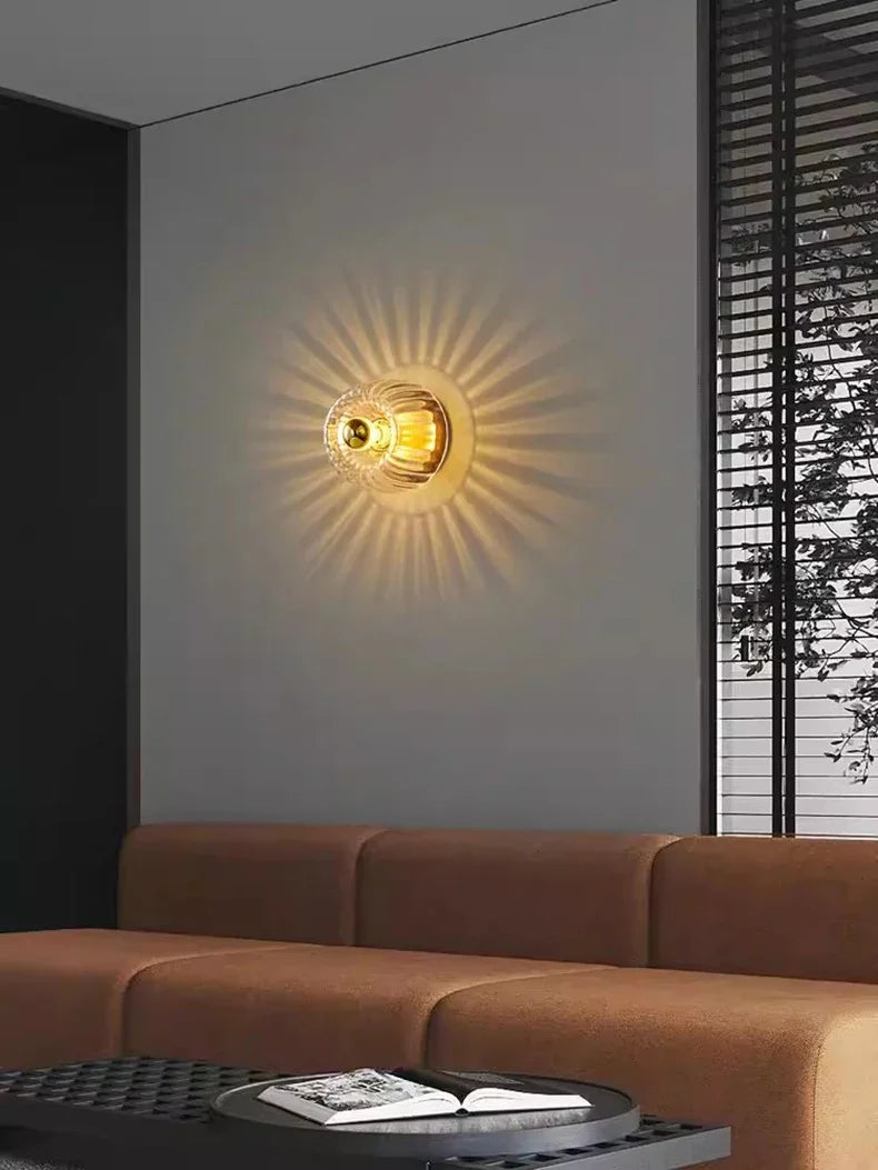 Glass Wall Light Fixture | Luminoza