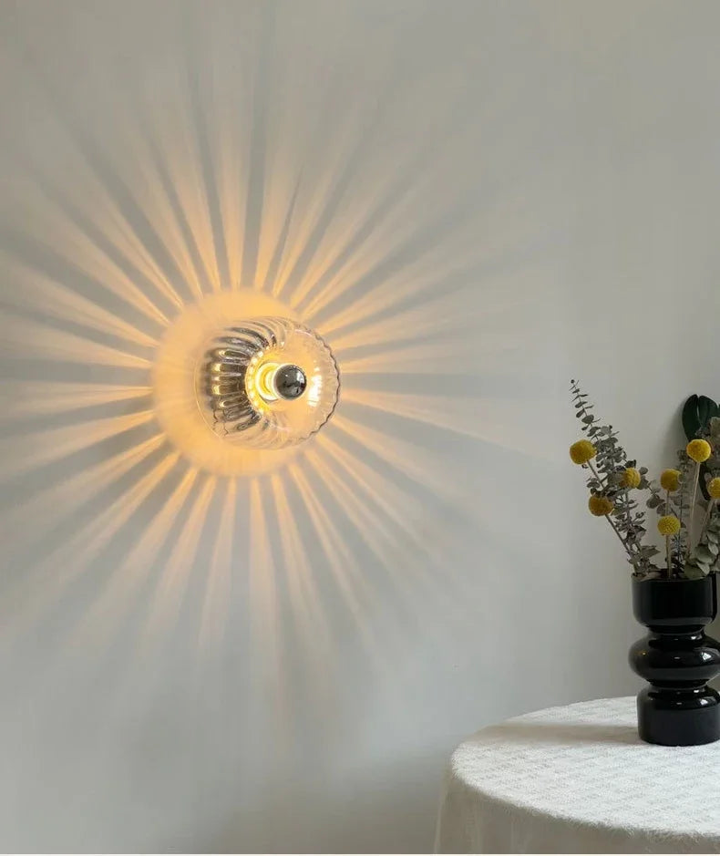 Glass Wall Light Fixture | Luminoza