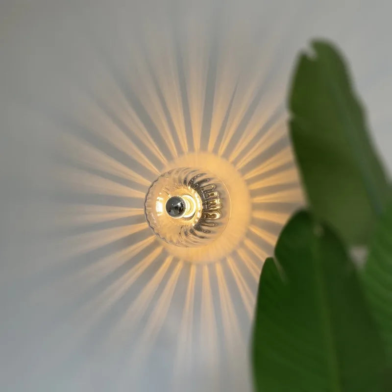 Glass Wall Light Fixture | Luminoza