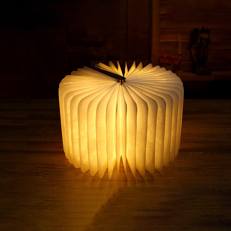 LED Wooden Book Lamp | Lumora