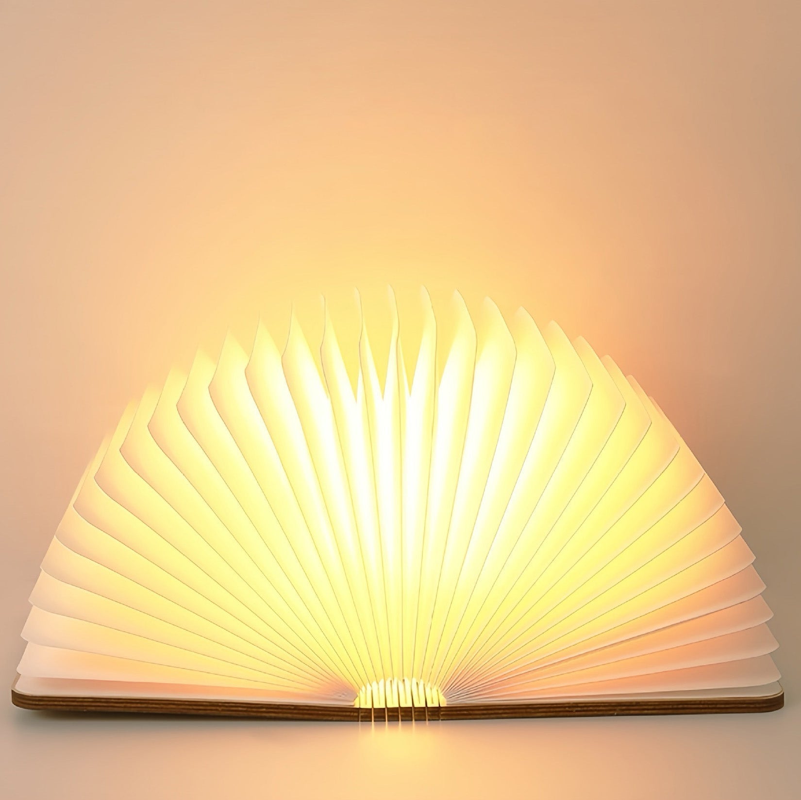 LED Wooden Book Lamp | Lumora