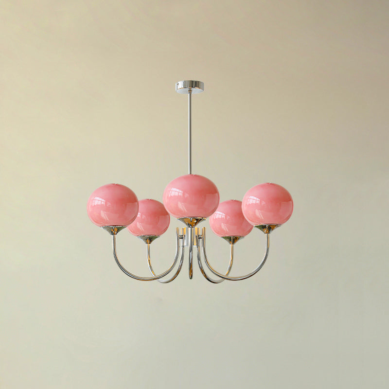 Lumello Marshmallow Semi Flush Mount Ceiling Light | Chandelier