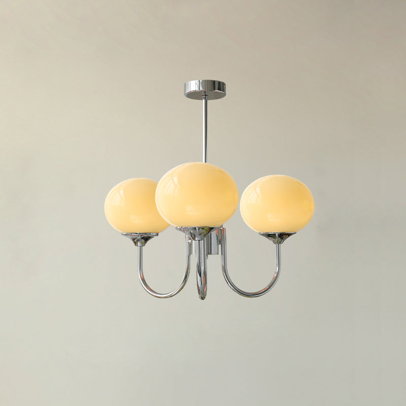 Lumello Marshmallow Semi Flush Mount Ceiling Light | Chandelier