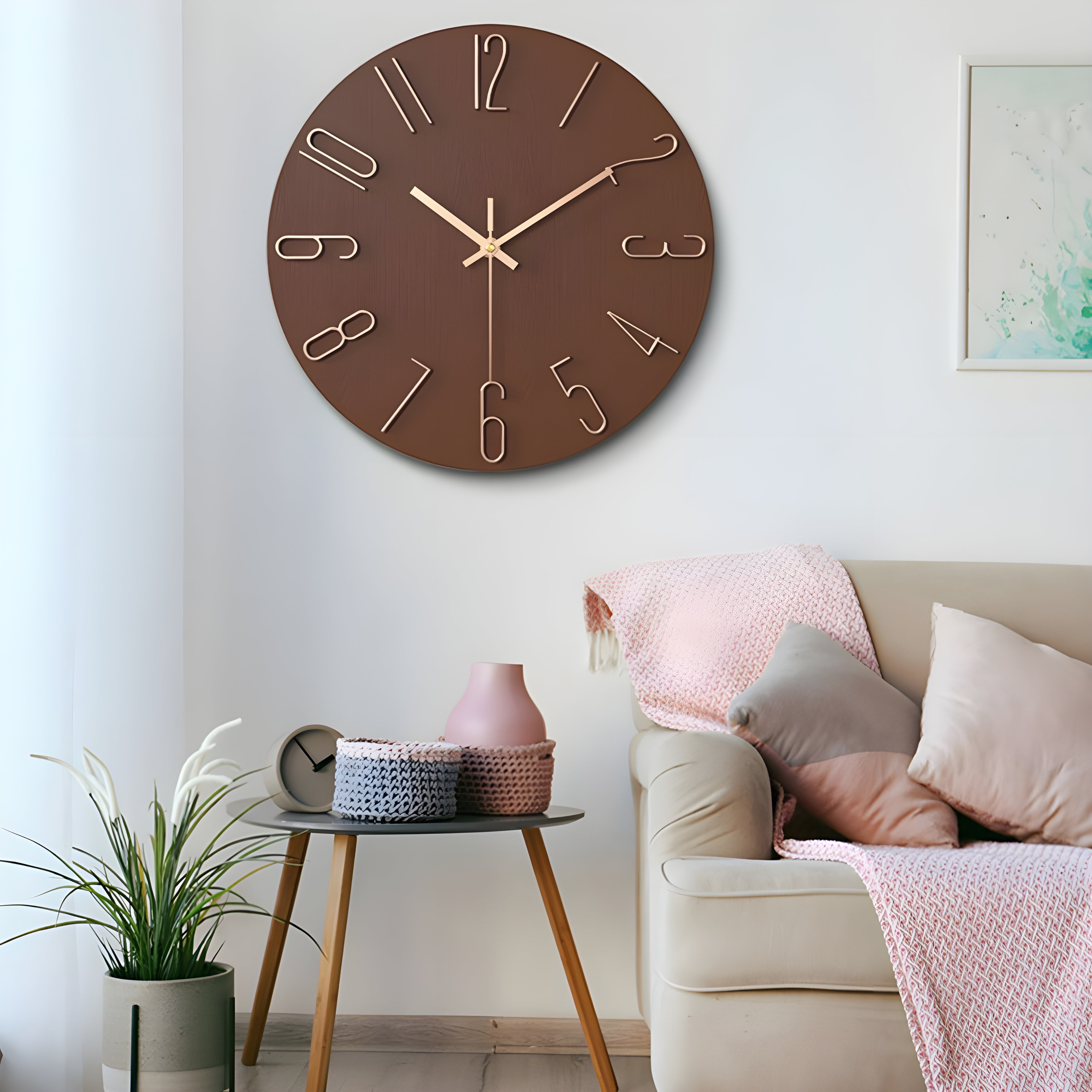 Quartz Wall Clock 30cm Silent Movement | Nalore