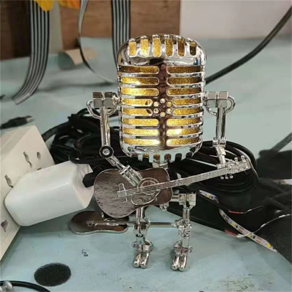 Robot Lamp with Guitar | Lumigear