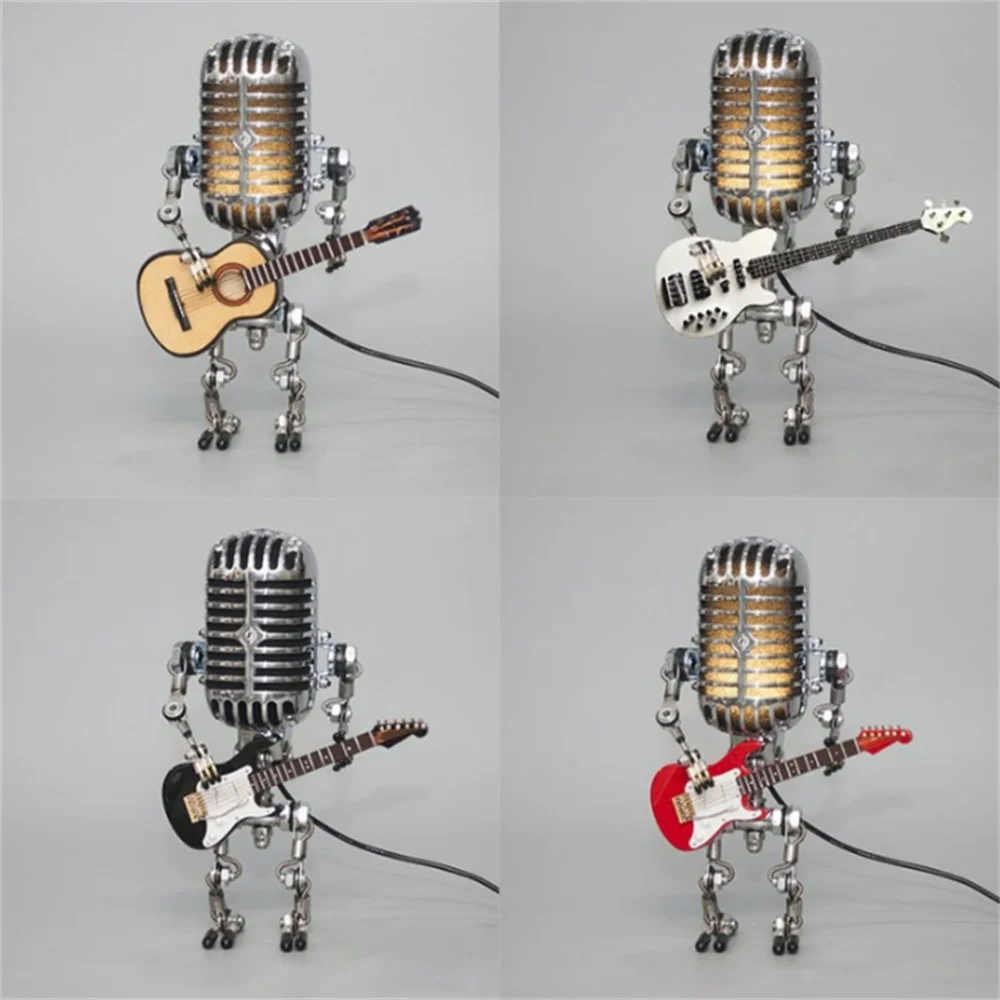 Robot Lamp with Guitar | Lumigear