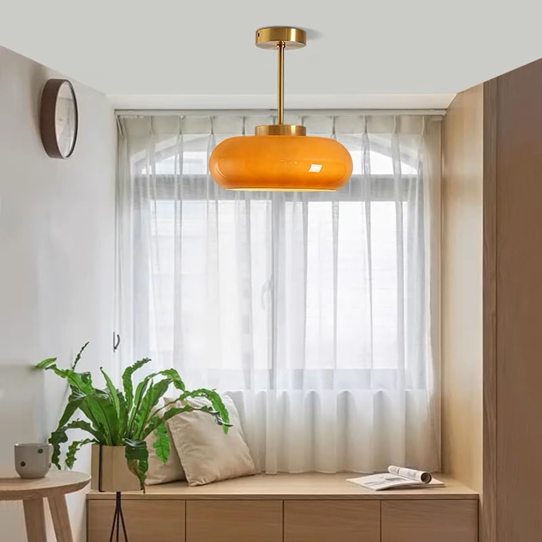 Round Flush Mount Ceiling Light | Glimmera