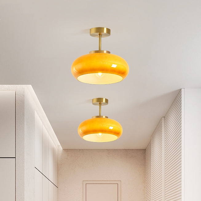 Round Flush Mount Ceiling Light | Glimmera