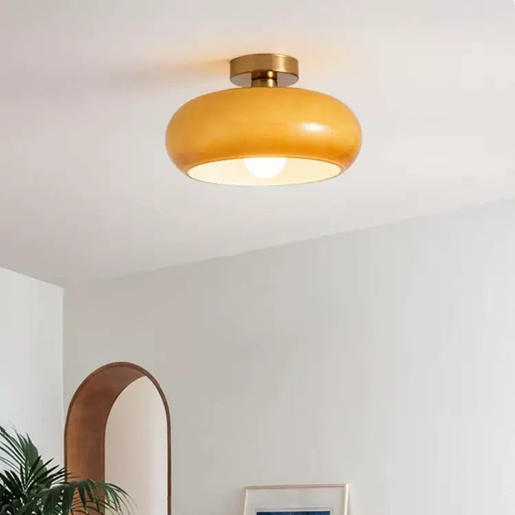 Round Flush Mount Ceiling Light | Glimmera