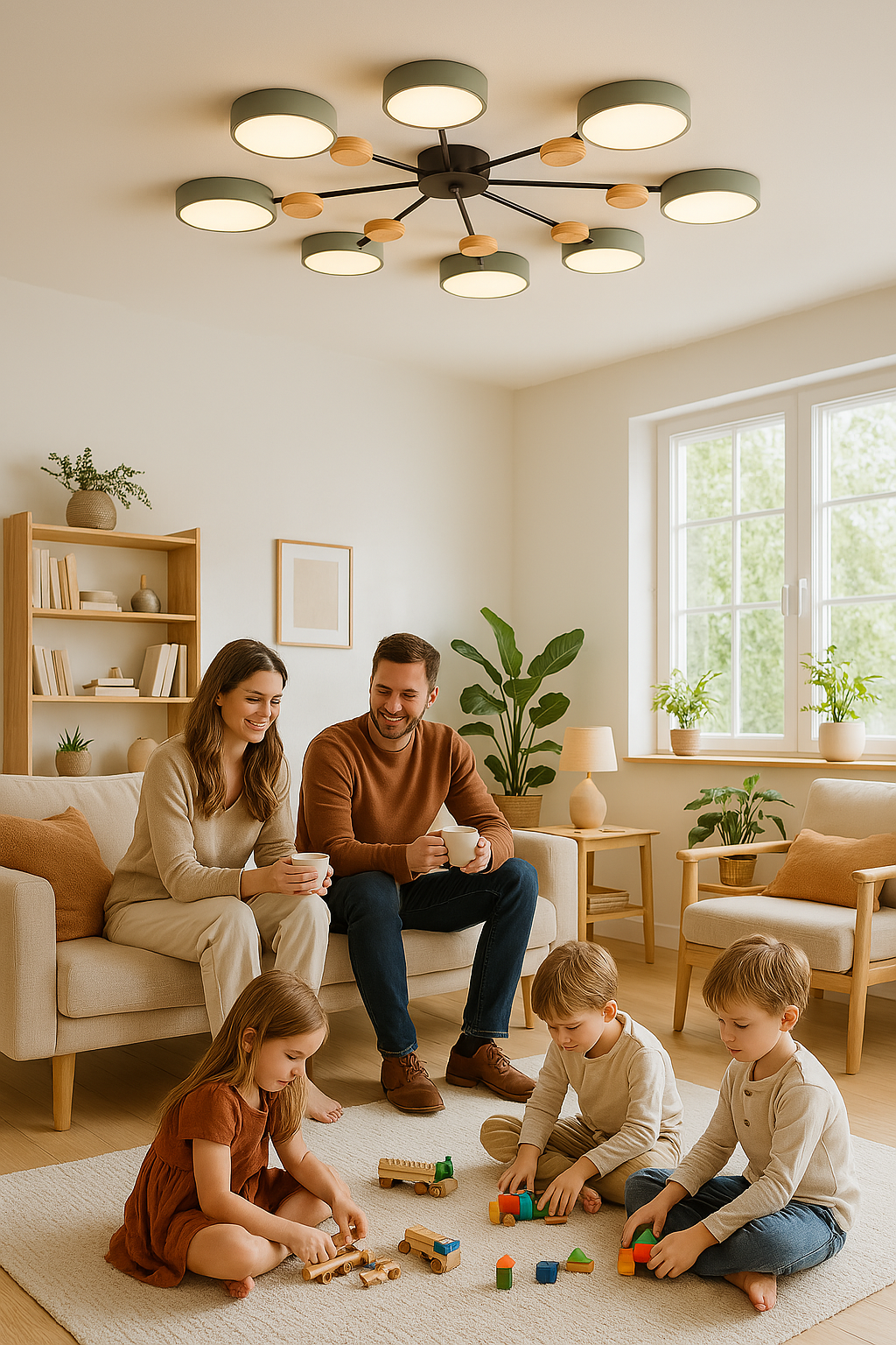 Scandinavian LED Ceiling Light | Lumivineo