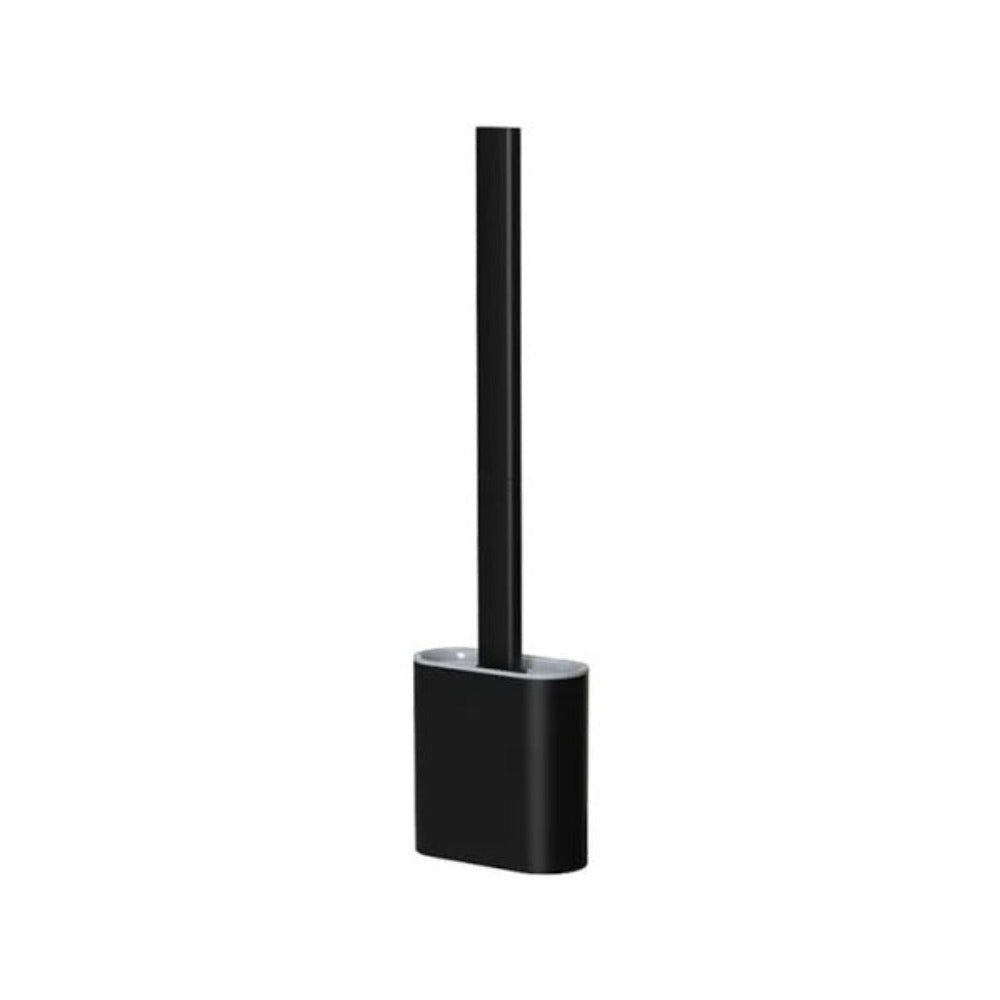 Silicone Toilet Brush with Wall Mount & Quick-Dry Holder | PureBrush