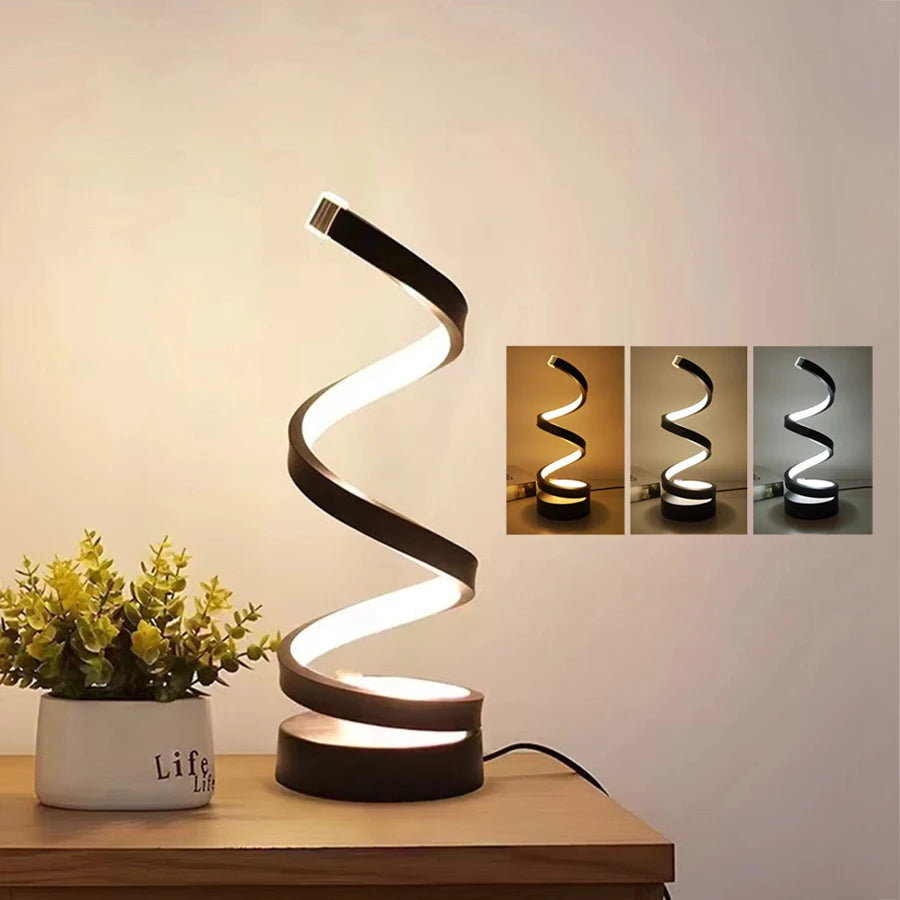 Spiral Desk Lamp | Luminoza