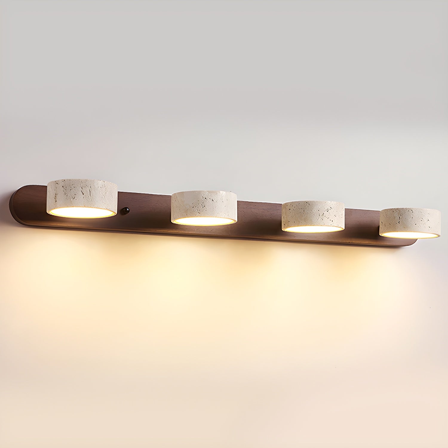 Solvante LED Wall Lights | Travertine