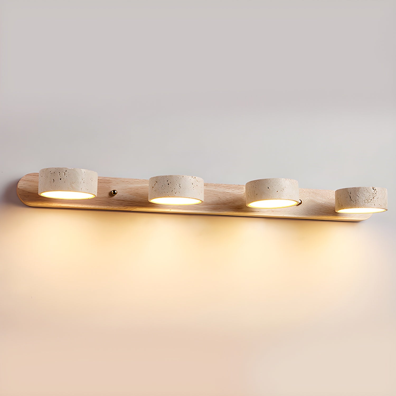 Solvante LED Wall Lights | Travertine