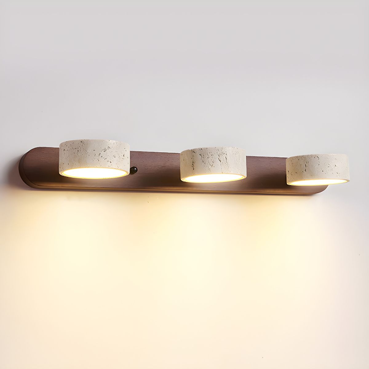 Solvante LED Wall Lights | Travertine