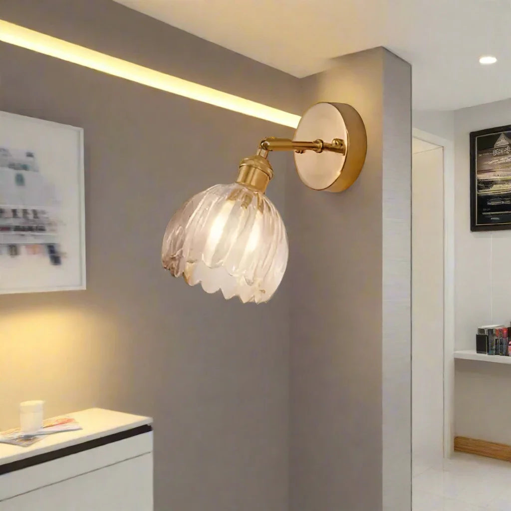 Tulip Glass Wall Sconce | Luminara