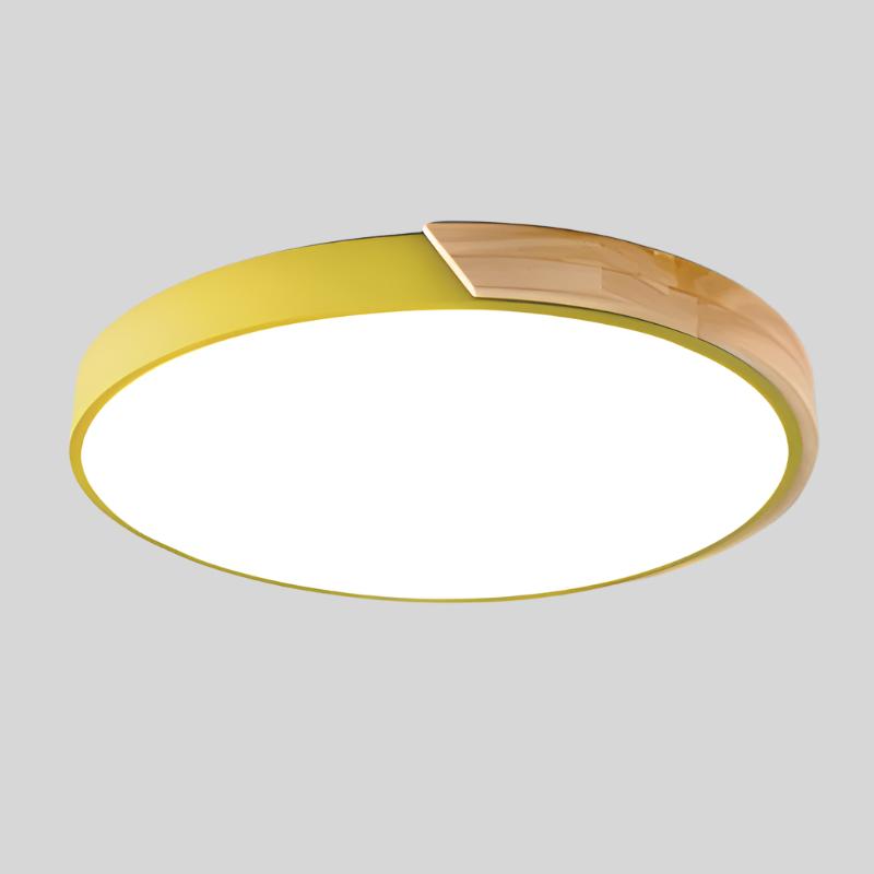 Wooden Circular Ceiling Light | Lumivale