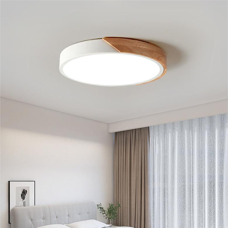 Wooden Circular Ceiling Light | Lumivale