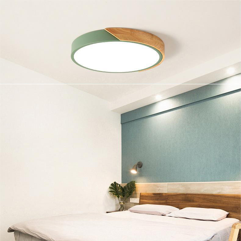 Wooden Circular Ceiling Light | Lumivale
