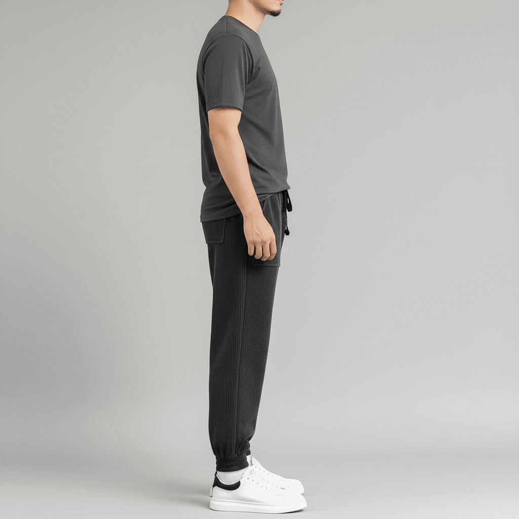Crest Men's Baggy Corduroy Jogger Sweatpants | Autumn and Winter