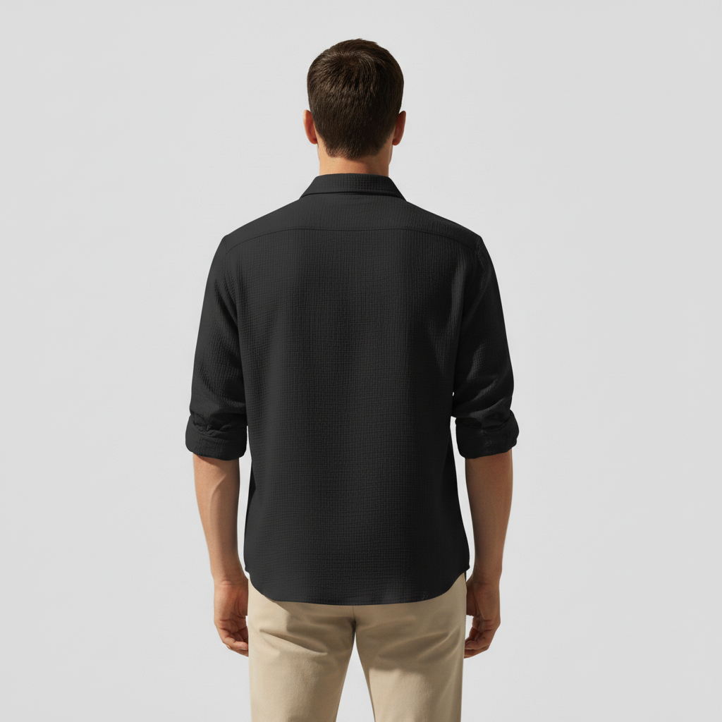 Oak Men's Long Sleeve Woven Button Down Shirt | Breathable