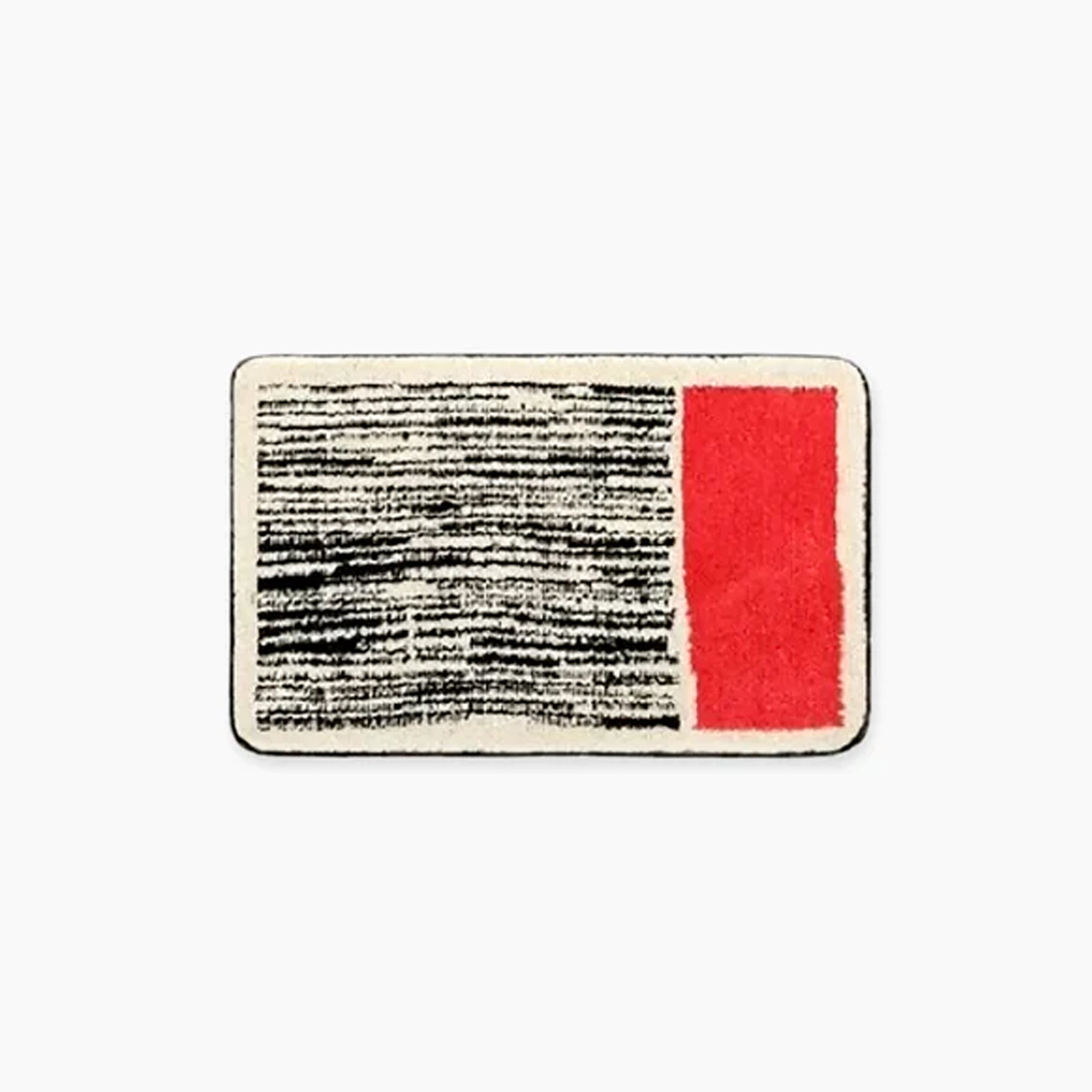 Abstract Bath Mat with Non-Slip Backing | NordicFlow